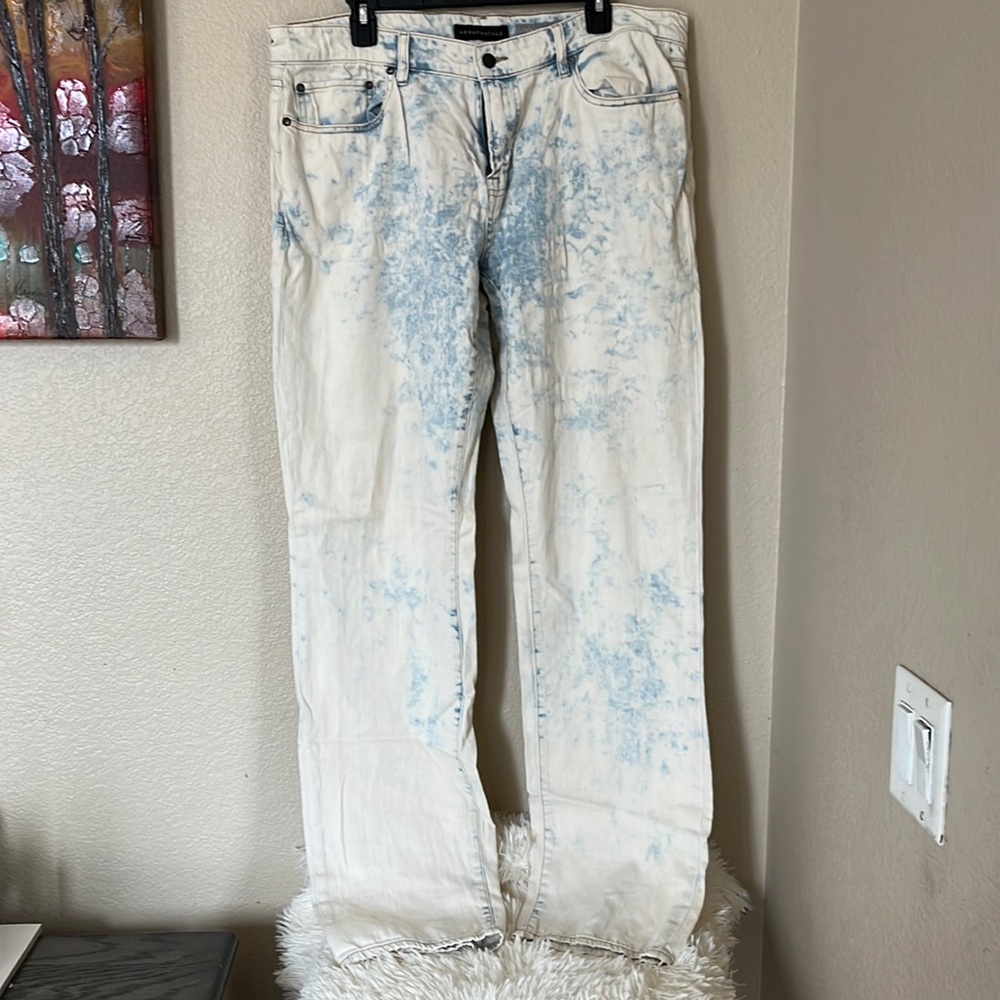 Men's Aeropostale tie die Rock Star skinny jeans 99% cotton size34/34
